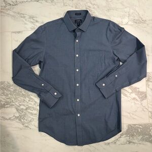 J.Crew Men’s Thompson Flex Winkle Free Dress Shirt size M Blue